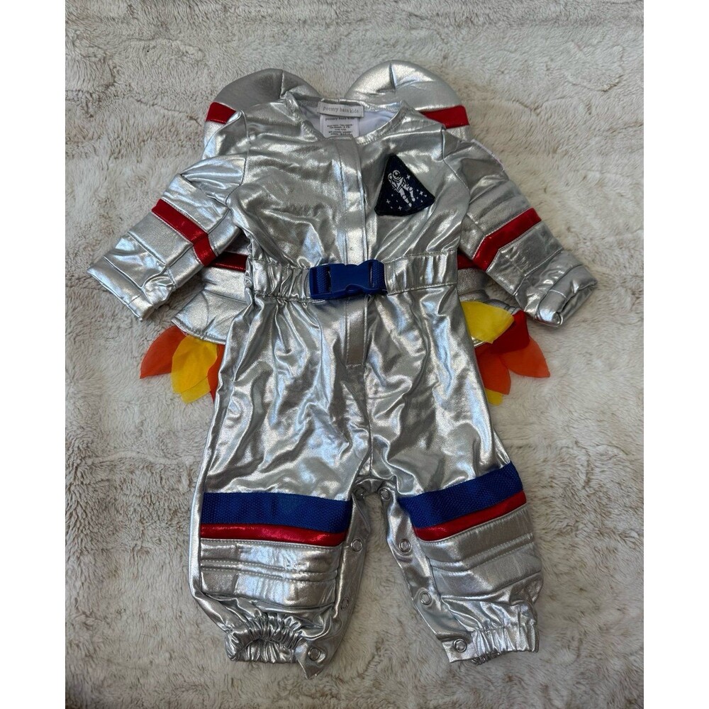 Pottery Barn Kids Light Up ASTRONAUT Halloween Costume Baby Kids Size 0-6 Months